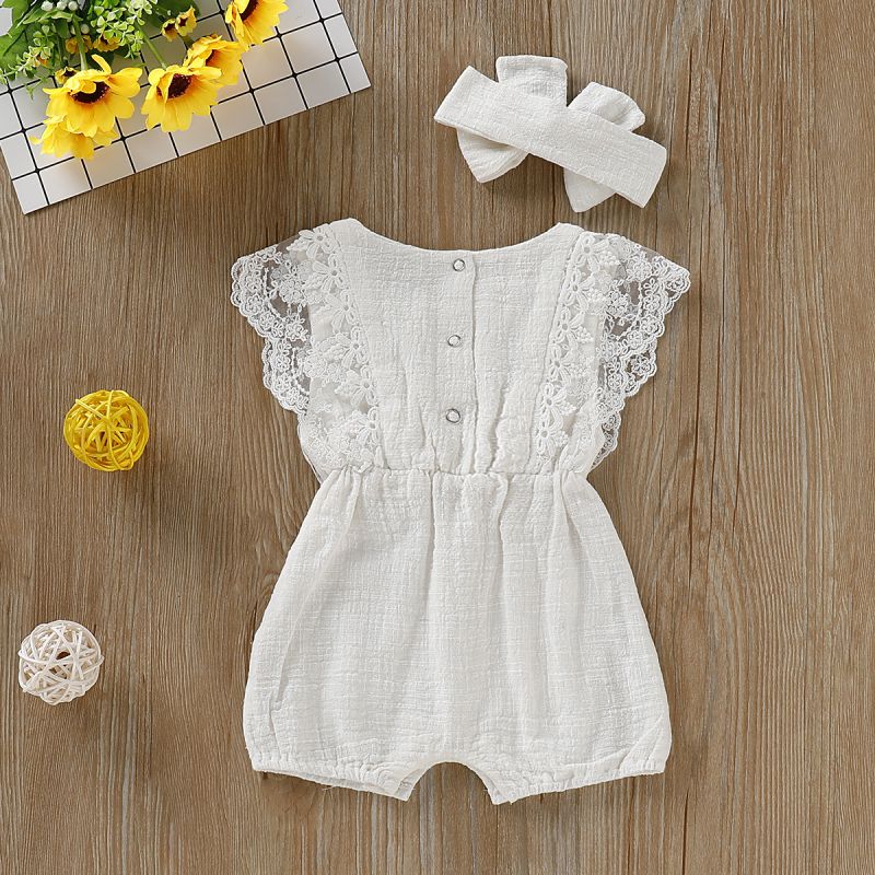 Summer Baby Girl Rompers