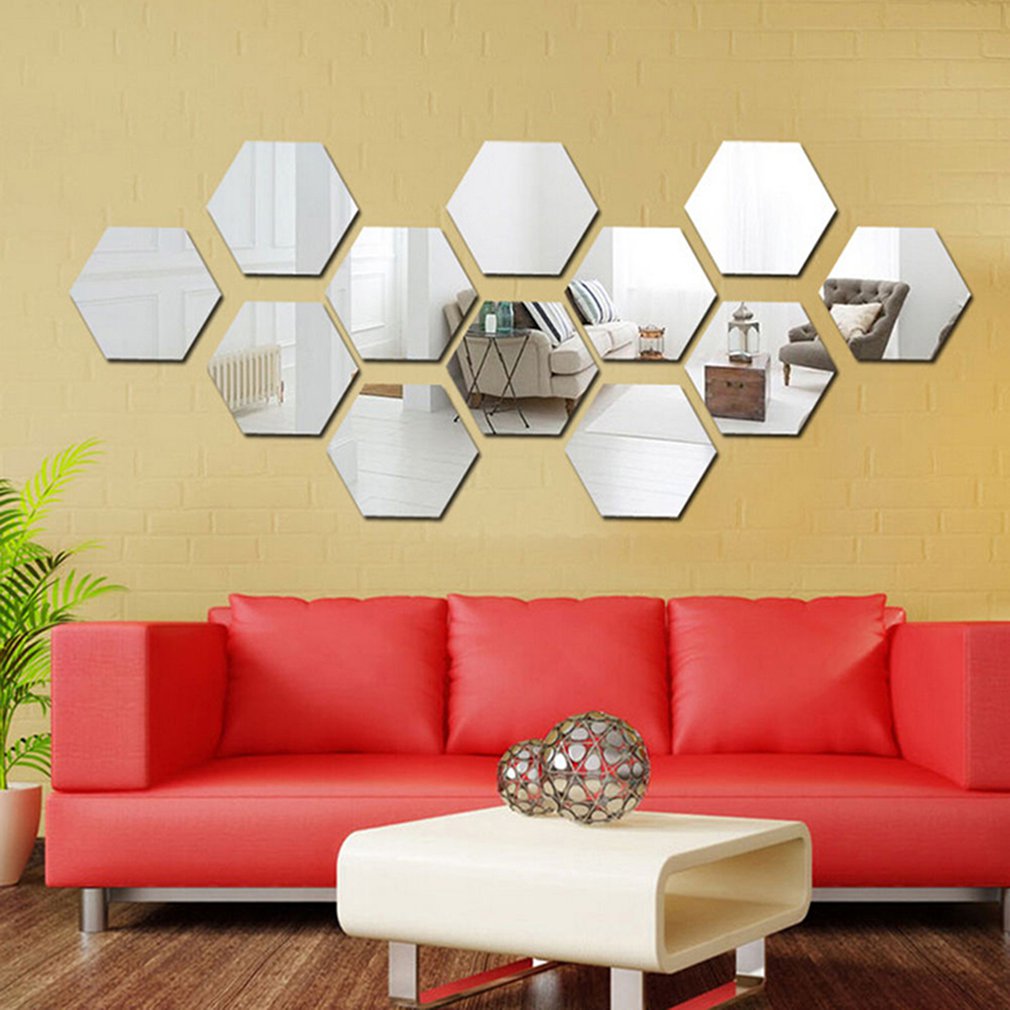 Reflective Mirror Wall Decals