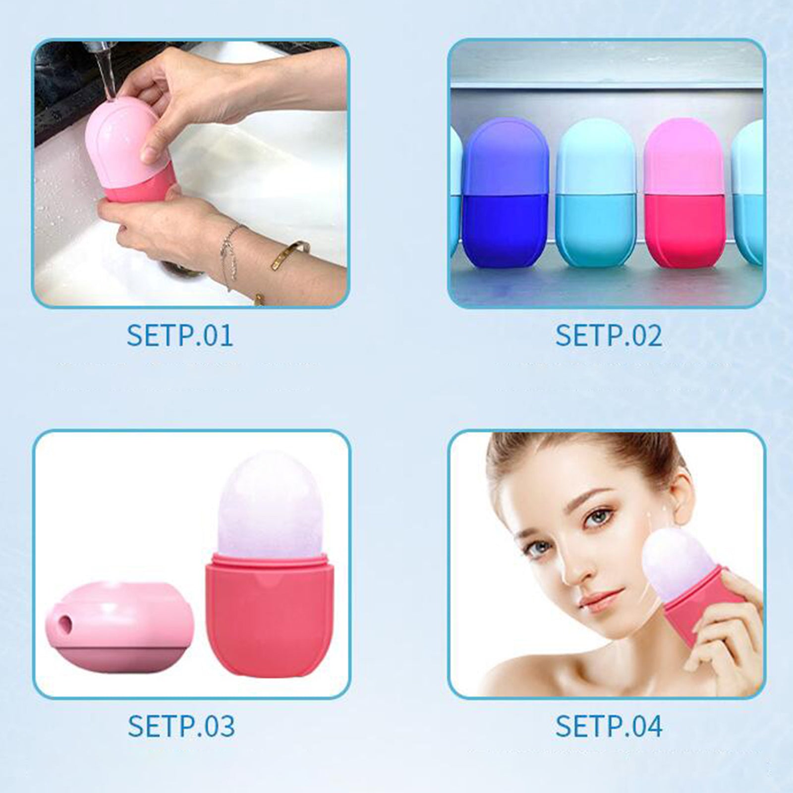 Freezable Face Massager Roller