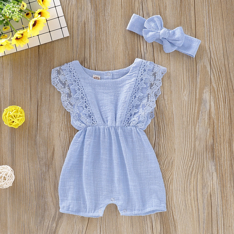 Summer Baby Girl Rompers