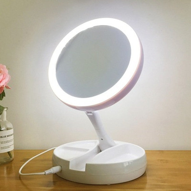 Makeup Foldable Led Mirror